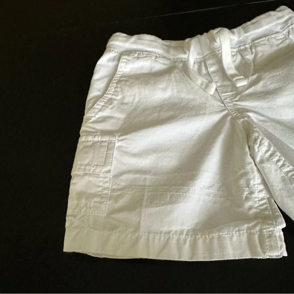 Polo Ralph Lauren Boys White Cargo Shorts | 100% Cotton | Size 2T